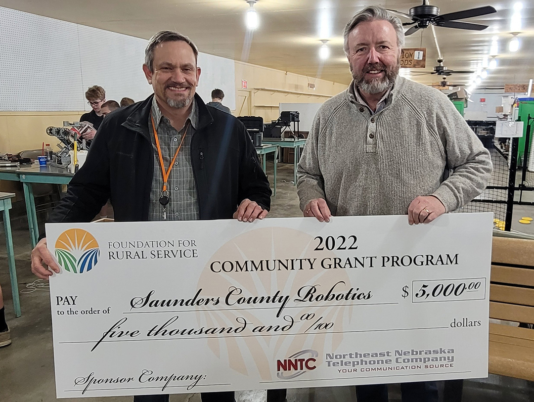 Wahoo Public Schools Saunders County Robotics awarded 5,000